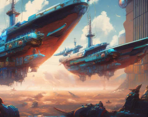 Jovianskyship1.8 Cyberangels1 By Airlock, Original, Masterpi... — Stable Diffusion AI Prompt: (JovianSkyship:1.8) (CyberAngels:1) by Airlock, original, masterpiece, best qual...