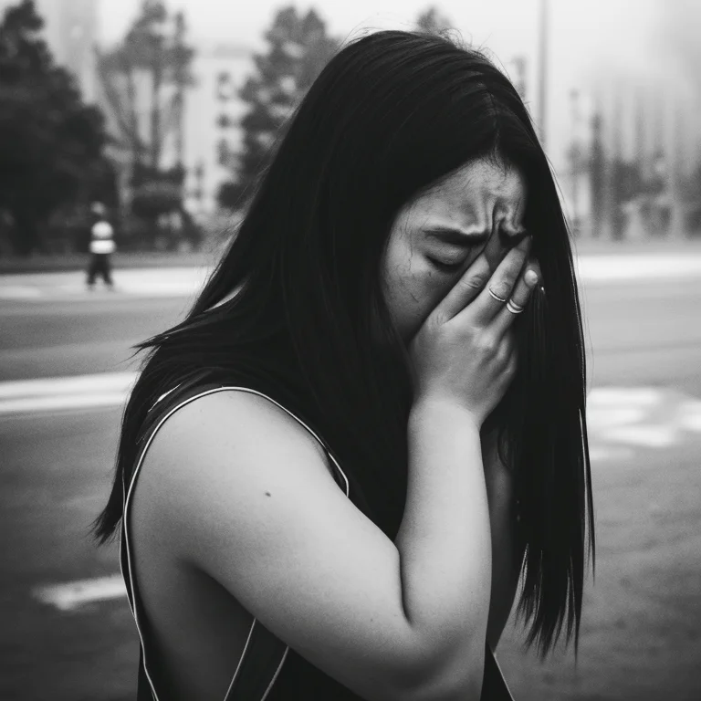 Portrait512 A Sad512 Teen Girl Firefighter