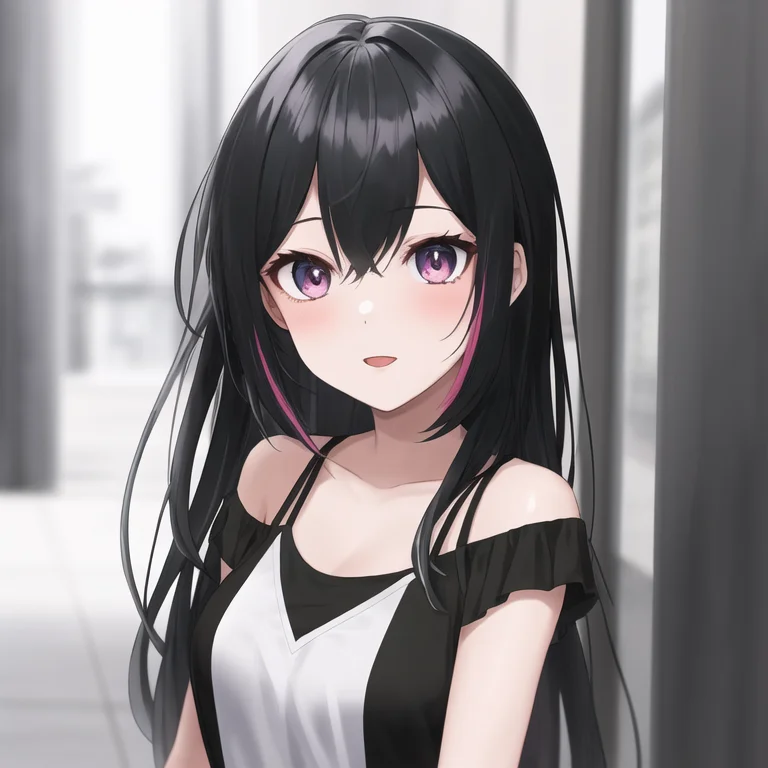 Best Quality, 1girl, Detailed Clothing, Multicolored Eyes, T...