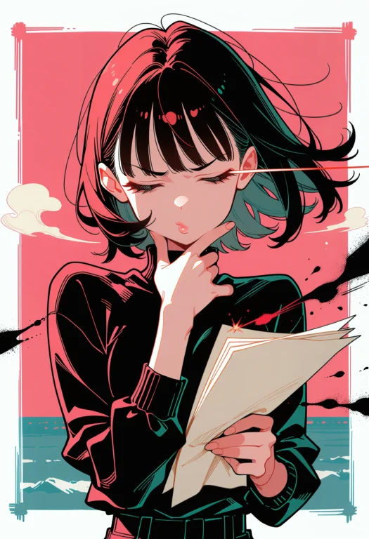 Masterpiece, A Young Woman In A Modern Anime-inspired, Semi-...