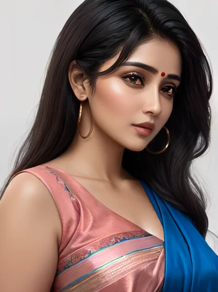 Masterpiece, Best Quality, Realistic, Indian Women, Mature W...