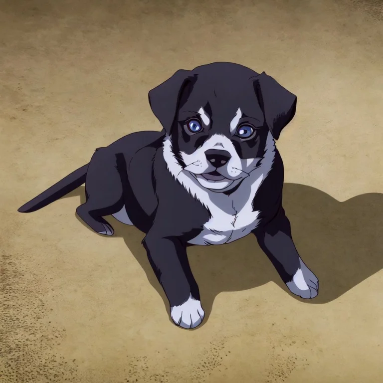A Cute Puppy, Very Detailed, Clean, High Quality, Sharp Imag...