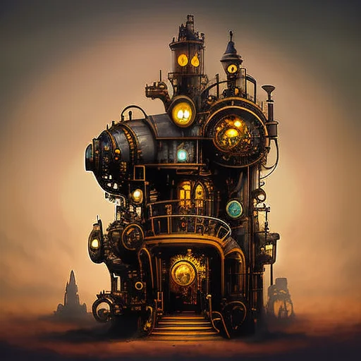 Steampunkai, A Magic Castle Like In Disney World, Steampunk