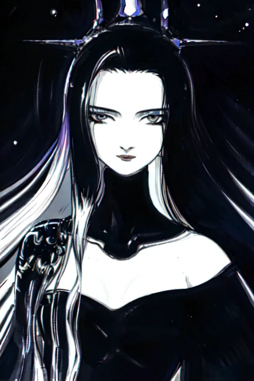 1girl, Amanoyoshitaka, Dark Dim Dramatic Atmosphere 8k Portr...
