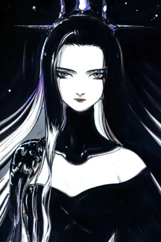1girl, Amanoyoshitaka, Dark Dim Dramatic Atmosphere 8k Portr... — Stable Diffusion AI Prompt: 1girl, amano_yoshitaka, (dark dim dramatic atmosphere)+ 8k portrait of a girl wi...