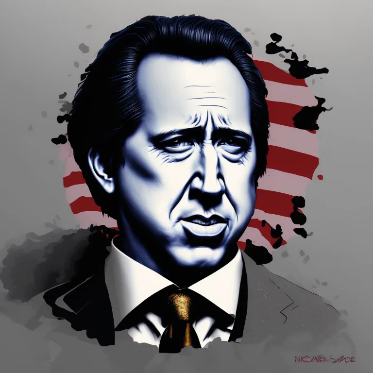 Digital Ink, Nicholas Cage As President, Style By Divinestat...