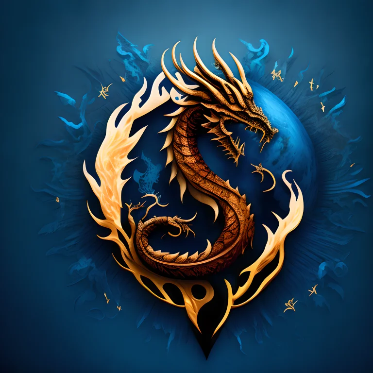 Fire Around , Margin With Tree , Design A Logo Scorpion Drag...