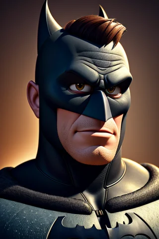 Pixarstyle1.25 Batman, Natural Skin Texture, 4k Textures, Hd... — Stable Diffusion AI Prompt: (pixarstyle:1.25) batman, natural skin texture, 4k textures, hdr, intricate, hig...
