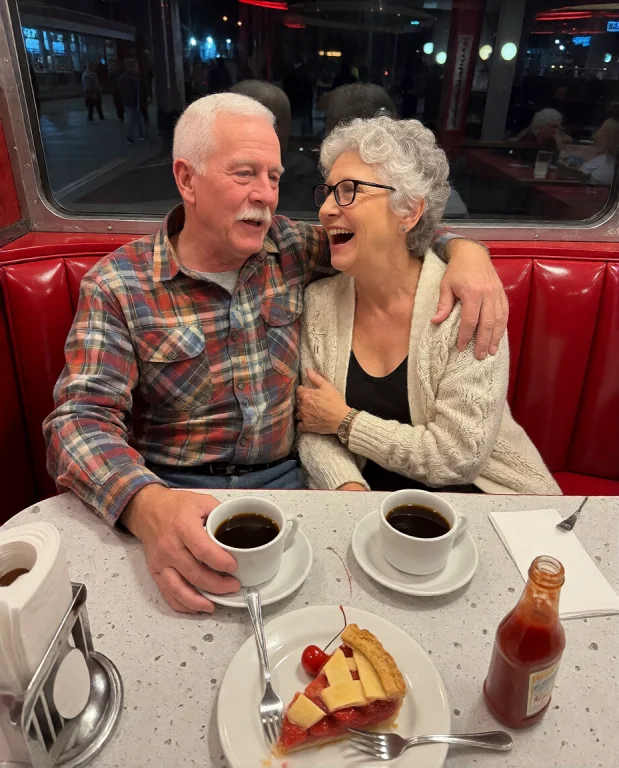 Natty. This Photograph Shows An Elderly Couple In Their Seve...