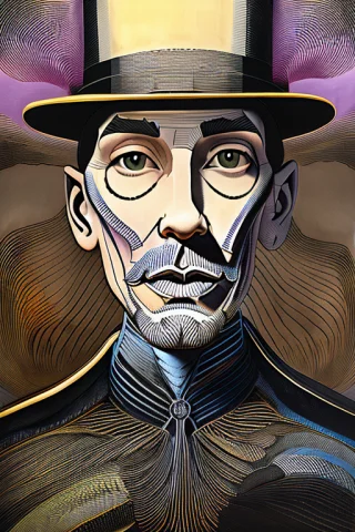 A Man In A Tophat And Wearing A Monocle, Jubbslineartv2 — Stable Diffusion AI Prompt: a man in a tophat and wearing a monocle, jubbslineart_v2