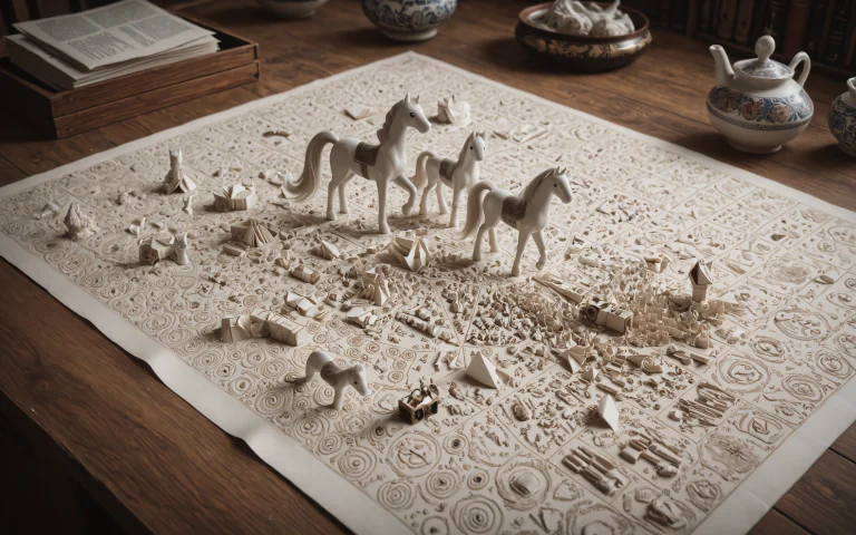 High Quality, 8k, Porcelain Ponies, Quantum Bike, Landscape...