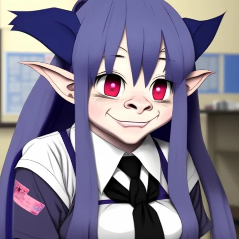 An Ugly Anime Troll In A Schoolgirl Uniform — Stable Diffusion AI Prompt: An ugly anime troll in a schoolgirl uniform