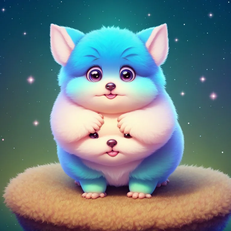 Cute Animals, A Dazzling Colorful Background, Treding On Art...