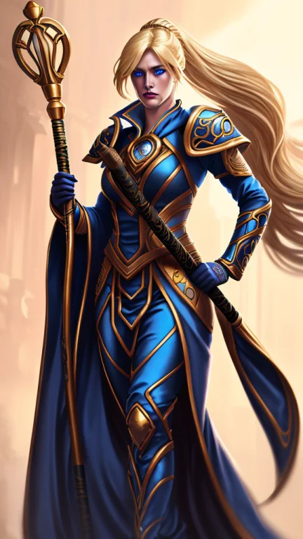 Award Winning Photo, 8k, Soft Lighting, Jaina Proudmoore, Hu...