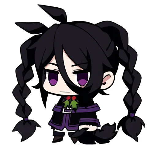 Padorumeme 1boy, Black Hair, Dark Hair, Black Eyes, Twin Bra...