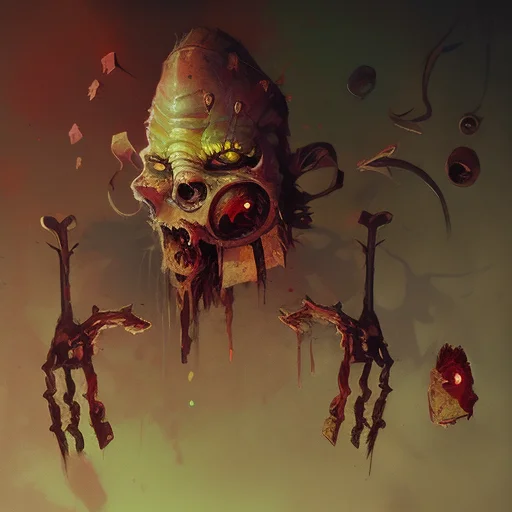 Art Horror By Apterus. Zombie Torn Clothes With Patterns, A...