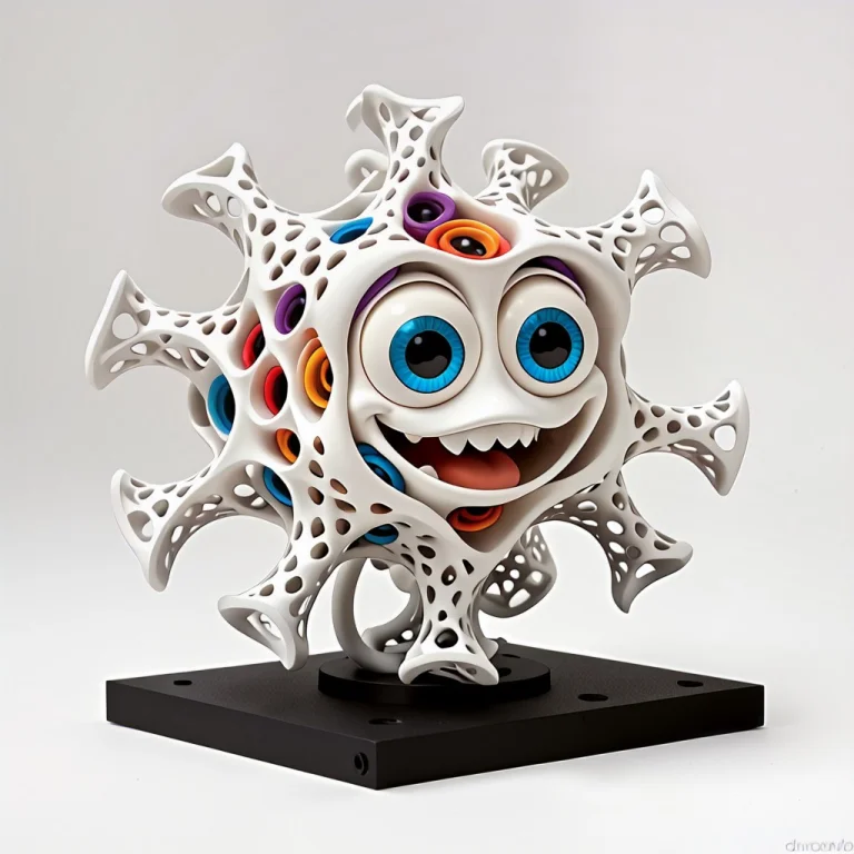 2lwrd Pixar Gyroid Sculpture, Dreamlike, Duck, Pizza, Pirate...