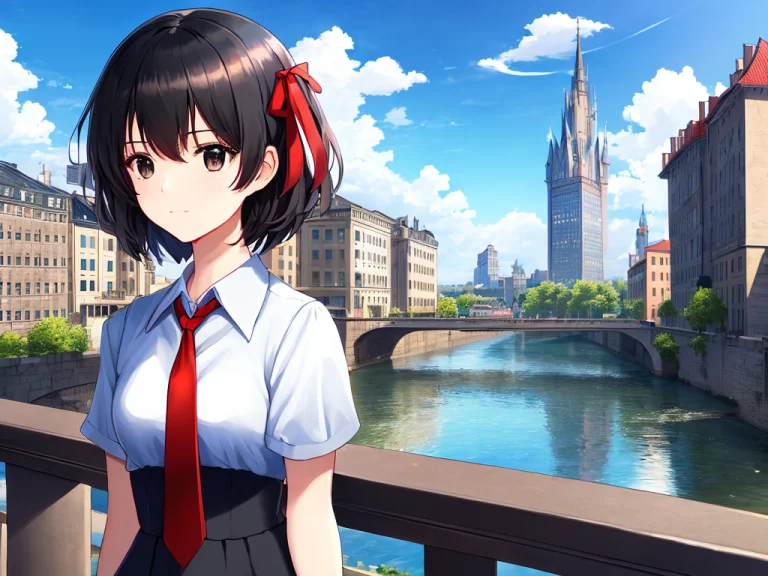 Masterpiece,newest,exceptional1.2, Anime,1girl,bangs,blackha...