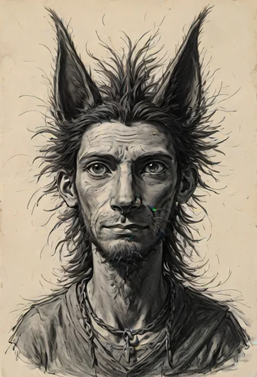 Rough Graphite Pencil Sketch1.3, A Raw Charcoal Drawing Of A...