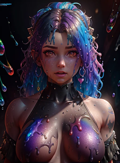 Rainbow Hair Goopy Slimes, Loraslimesrealistic-11, Scottish,...