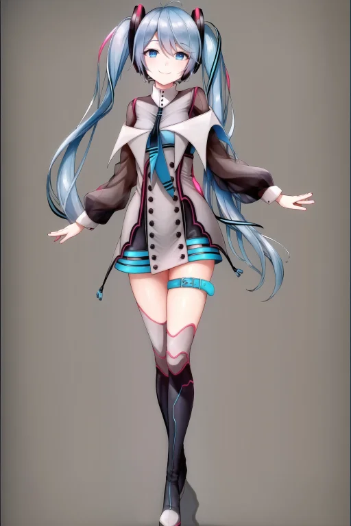Masterpiece, Best Quality, Solo, 1girl, Hatsune Miku, Vocalo...