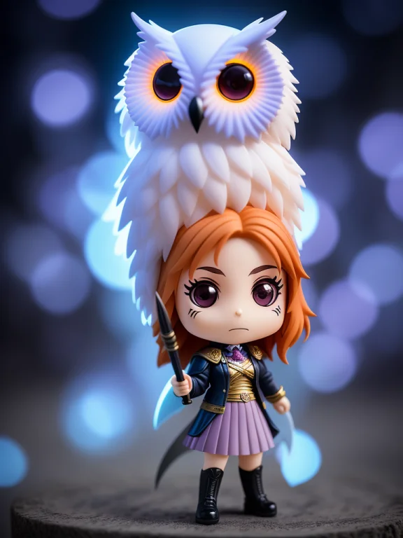 Comix Style, Magic Ghost Owl, Hermione Granger Casting Spell...