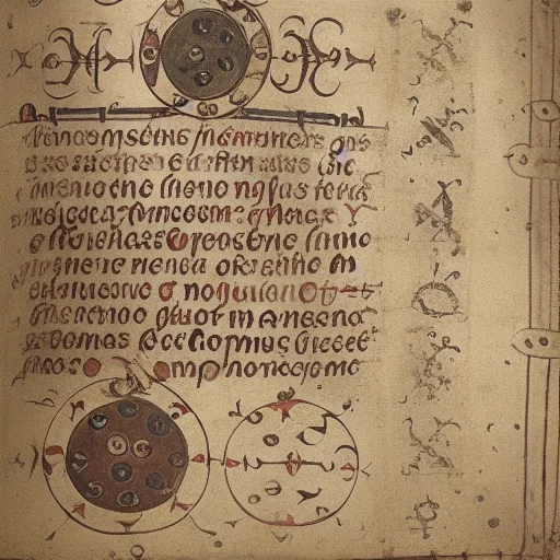 A Ancient Manuscript Page, Alchemy Loramanuscriptailora1