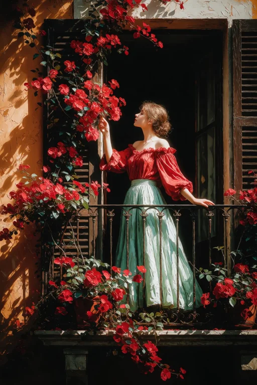 Zidiusart, Create A Romantic, Sundrenched Oil Painting In Th...