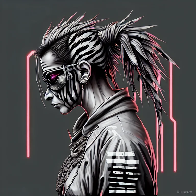 A Picture Of A Zebra1.1 Cyberpunk