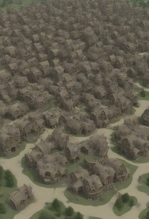 Gyroid Fantasy Town