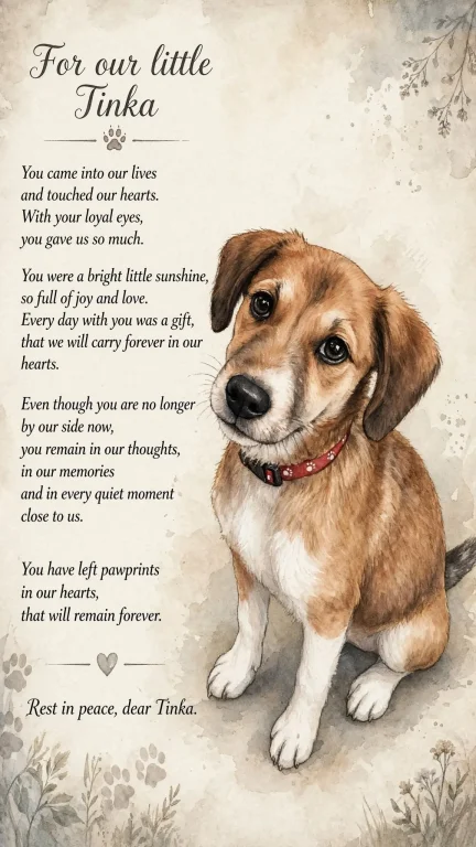 Vertical 916. Our Little Dog Left Us Today We Are Grieving....