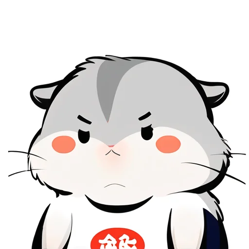 Xiaoyuehan,3, Hamster,simplebackground, Whitebackground,t-sh...