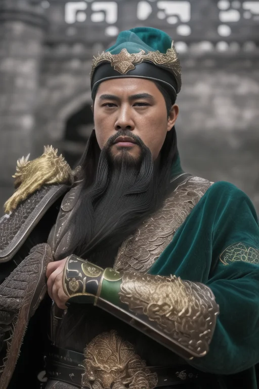 Male ,full Body ,green Metal Armor, Metal Dragon Head On The...