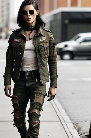 Skeleton,skeleton Face,skull,wearing Ripped Army Jacket And... — Stable Diffusion AI Prompt: skeleton,skeleton face,skull,(wearing ripped army jacket and wearing ripped pant...