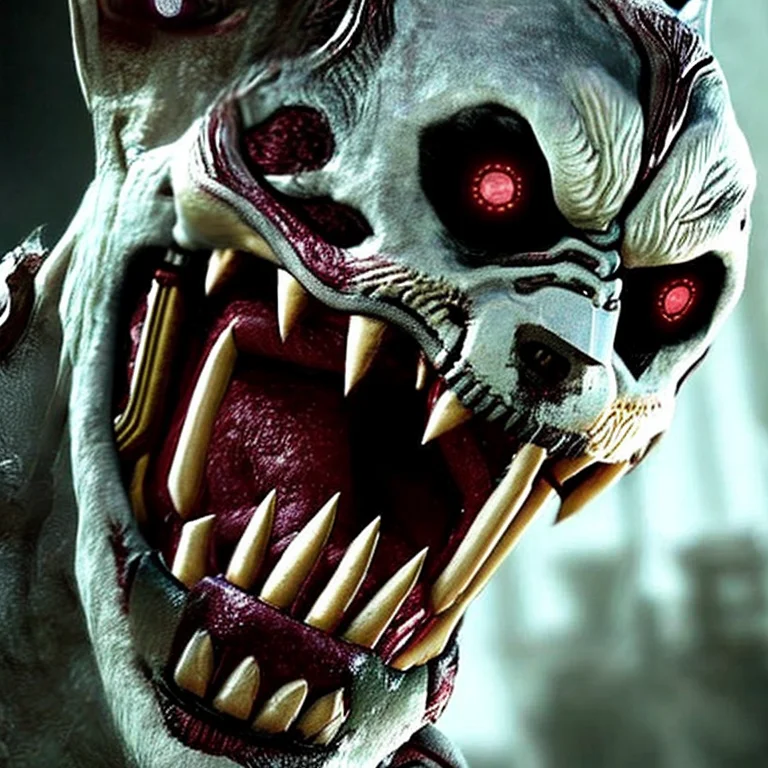 Face Of Husky , Volumetric Lighting, Magical, Scarymonstersv...
