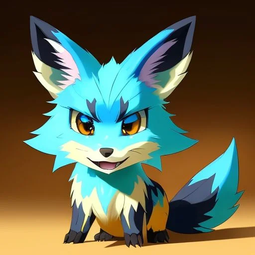 Samdoesarts Style1.3 A Wild Ochre Dirt1.2 Fox Pokemon With P...