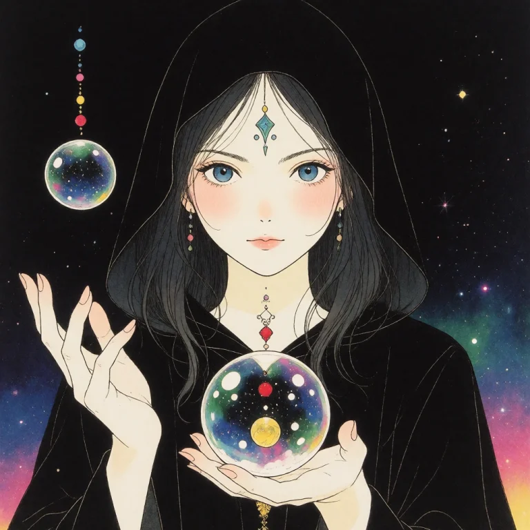 Arsmjstyle, Delicate Whimsy, The Image Is A Portrait Of A Yo...