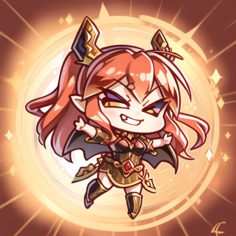Highly Detailed, Intricately Detailed, Chibi, Icon, Full Bod... — Stable Diffusion AI Prompt: highly detailed, intricately detailed, chibi, icon, full body, ((smirk, (( smirk...