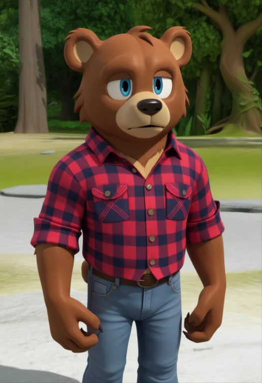 Masterpiece, Sonicboom, 3d, Furry, No Humans, 1boy, Solo, Br...
