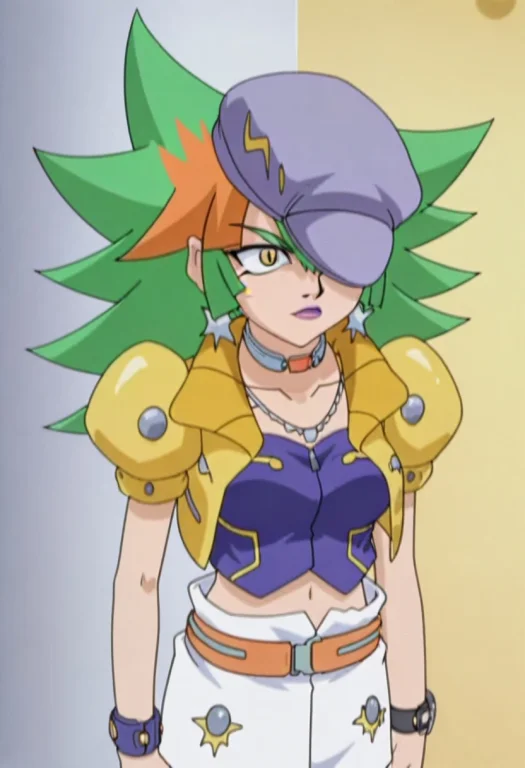 Zenet, 1990s Style, Anime Screenshot, Long Hair, Yellow Eyes...