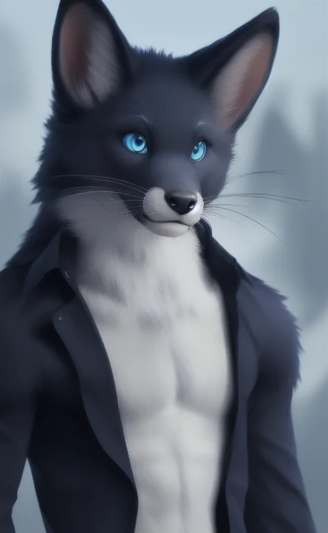 , Mammal, Anthro, Solo, Male, Clothing, Blurred Background,...