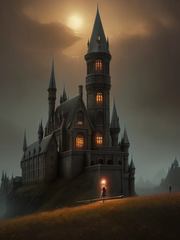 Close Up, Hermione Granger Casting Spells, Hall At Hogwarts...