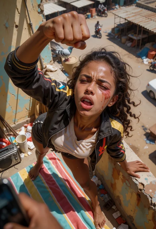 A Candid, Photorealistic Phone-camera Snapshot Of Nzinga, A...