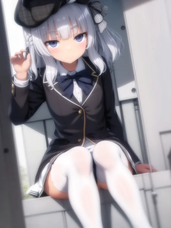 Lorasakayanagiarisu0.7, School Uniform, Solofocus, Black Hat...