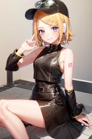 1girl,kagaminerin, Black Dress Lorakagaminerin1 — Stable Diffusion AI Prompt: 1girl,kagamine_rin, black dress 