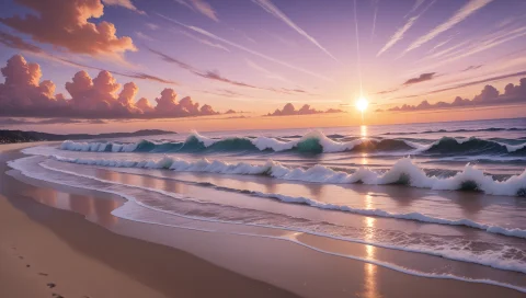 Masterpiece, Best Quality, High Quality, Illusp0s, No Humans... — Stable Diffusion AI Prompt: (masterpiece, best quality, high quality), IllusP0s, no humans, scenery, ocean,...