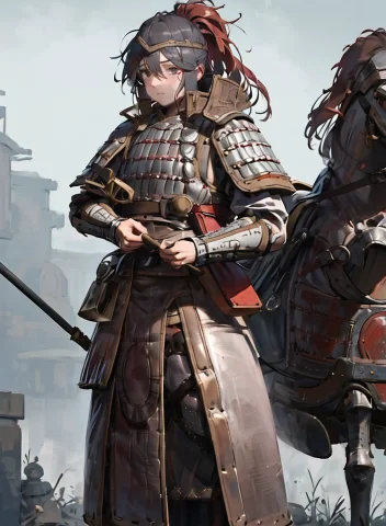 Photorealistic, Realistic 1.1, Scale Armor, Wh Chi Armor, Ma... — Stable Diffusion AI Prompt: (photorealistic, realistic: 1.1), scale armor, wh chi armor, (masterpiece:1.1025...