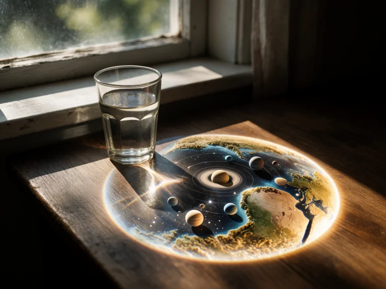 15. Optical Physics Still Life, A Simple Glass Of Water Rest...