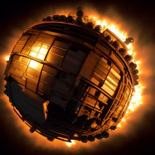 A Bomb Ball Structure, Cinematic Light