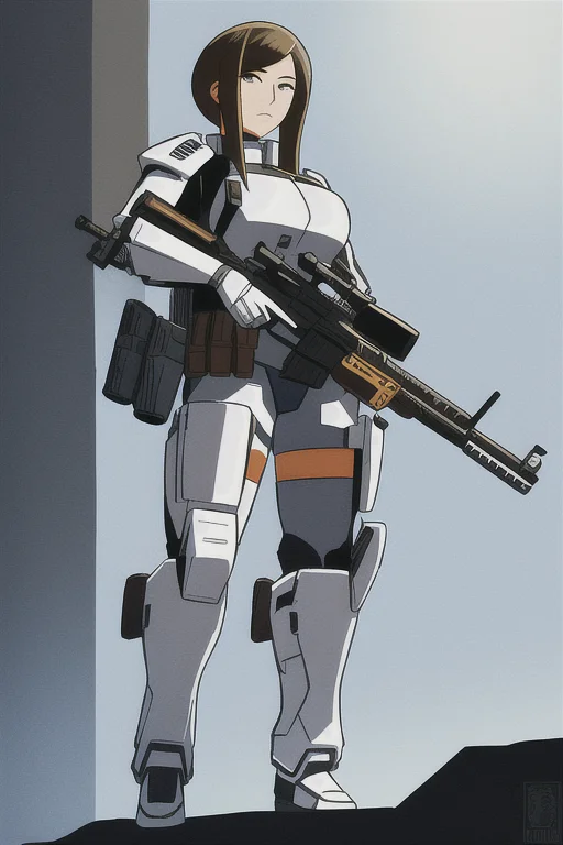 Sci-fi, Weapon, Long Rifle, Highly Detailed, High Resolution...